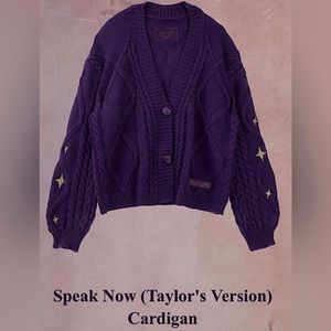 Speak Now Taylor Swift Cardigan XL/2XL